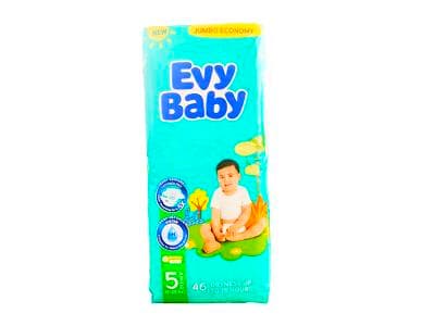 EVY BABY DIAPERS 5 junior 11-25kg 46pcs