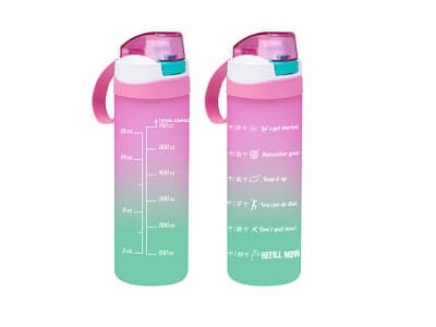 Herevin Water Bottle 1L Pink 161546-161