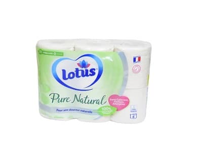 Lotus Pure Natural Toilet Paper 6pcs