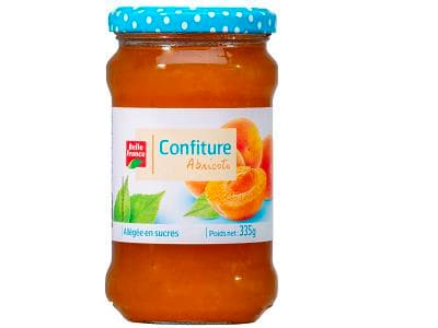 Belle France COnfiture jam abricot 335g