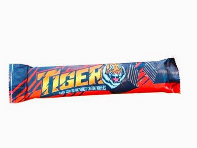 Tiger Cocoa Coated Hazlnut Wafer 40g