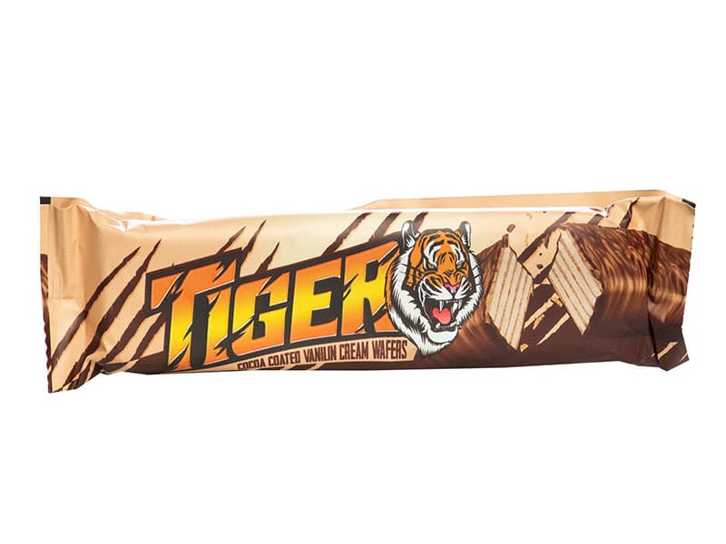 Tiger Cocoa Coated Vanilla Wafer 40g