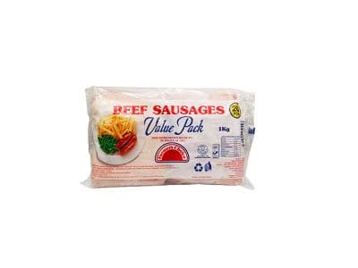 Farmer's Choice Beef Sausages Value Pack 1kg