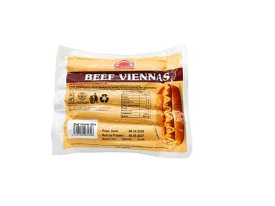 Farmer's Choice Beef Viennas 500g