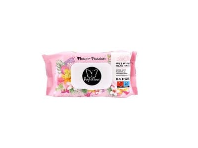 Papilion Baby Wipes 64pcs Flower Passion
